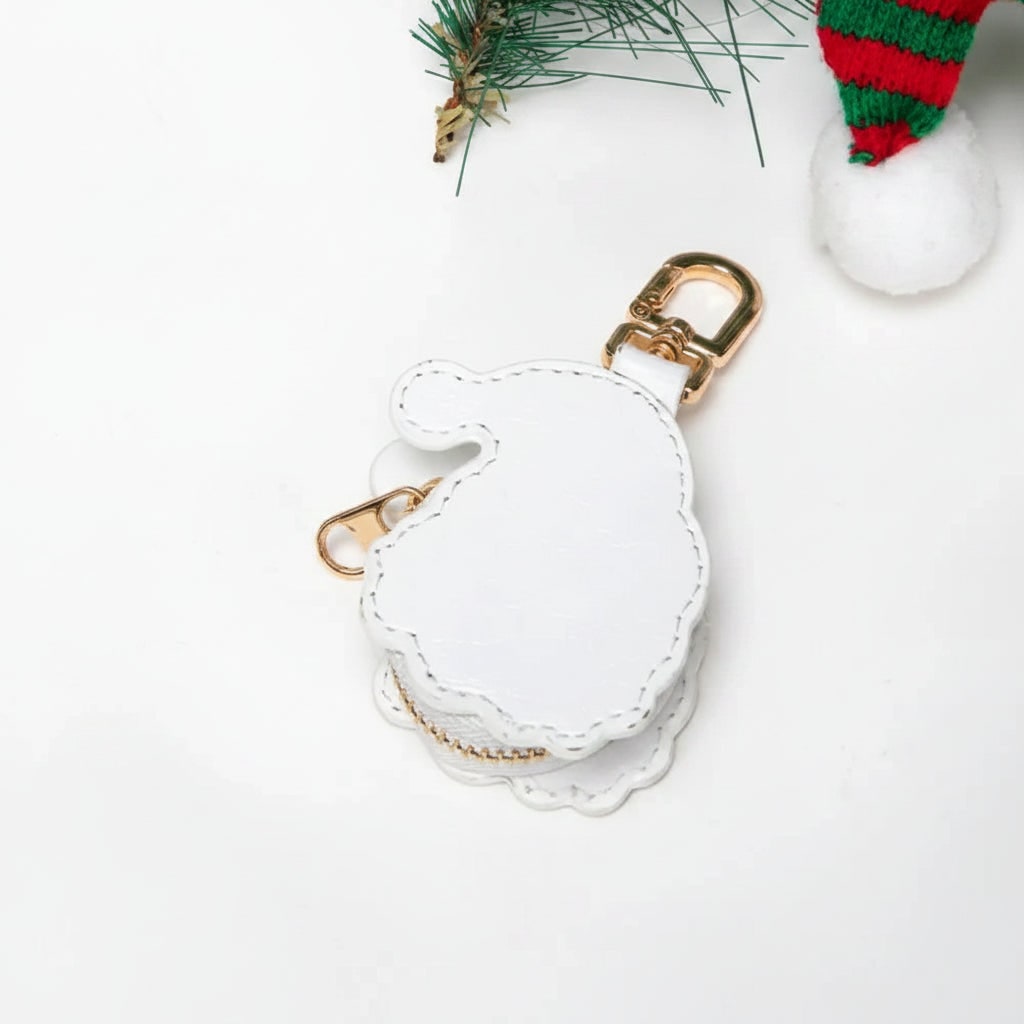 Thermabuild | Halloween Coin Purse Keychain with Key Holder and Zippered Faux Leather Pouch