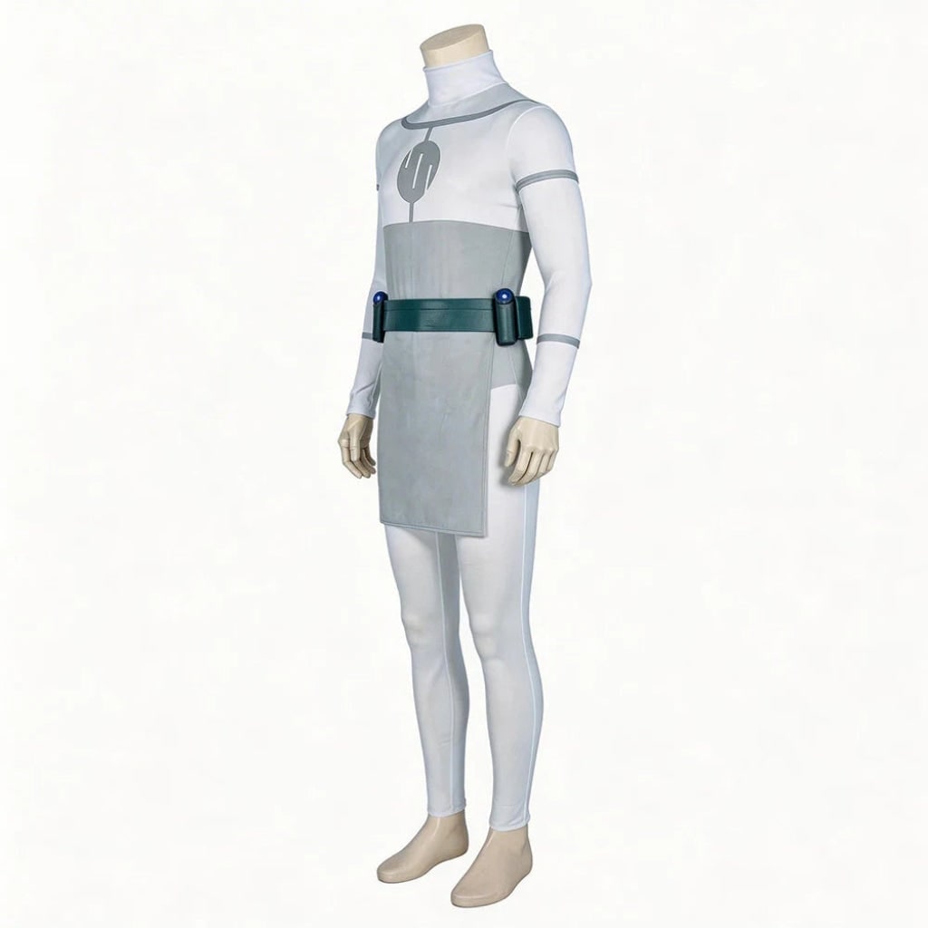 Thermabuild | Halloween Cosplay Bodysuit Costume with Mock Turtleneck and Tabard for Anime Outfits