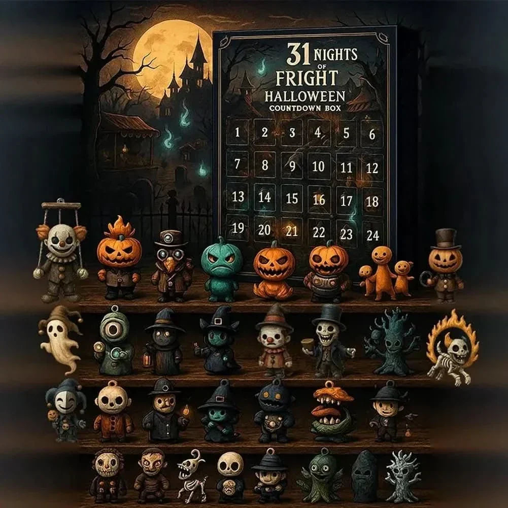 Thermabuild | HALLOWEEN Countdown Box – 31 Nights of Fright Advent Calendar for Kids