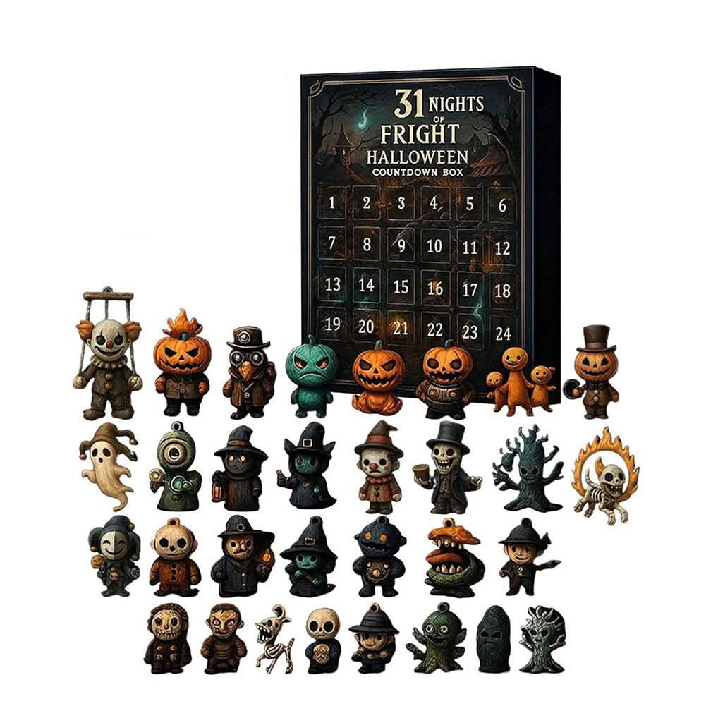 Thermabuild | HALLOWEEN Countdown Box – 31 Nights of Fright Advent Calendar for Kids