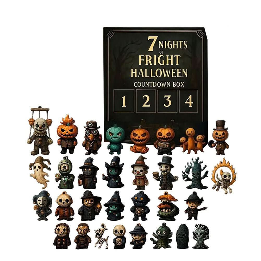 Thermabuild | HALLOWEEN Countdown Box – 31 Nights of Fright Advent Calendar for Kids