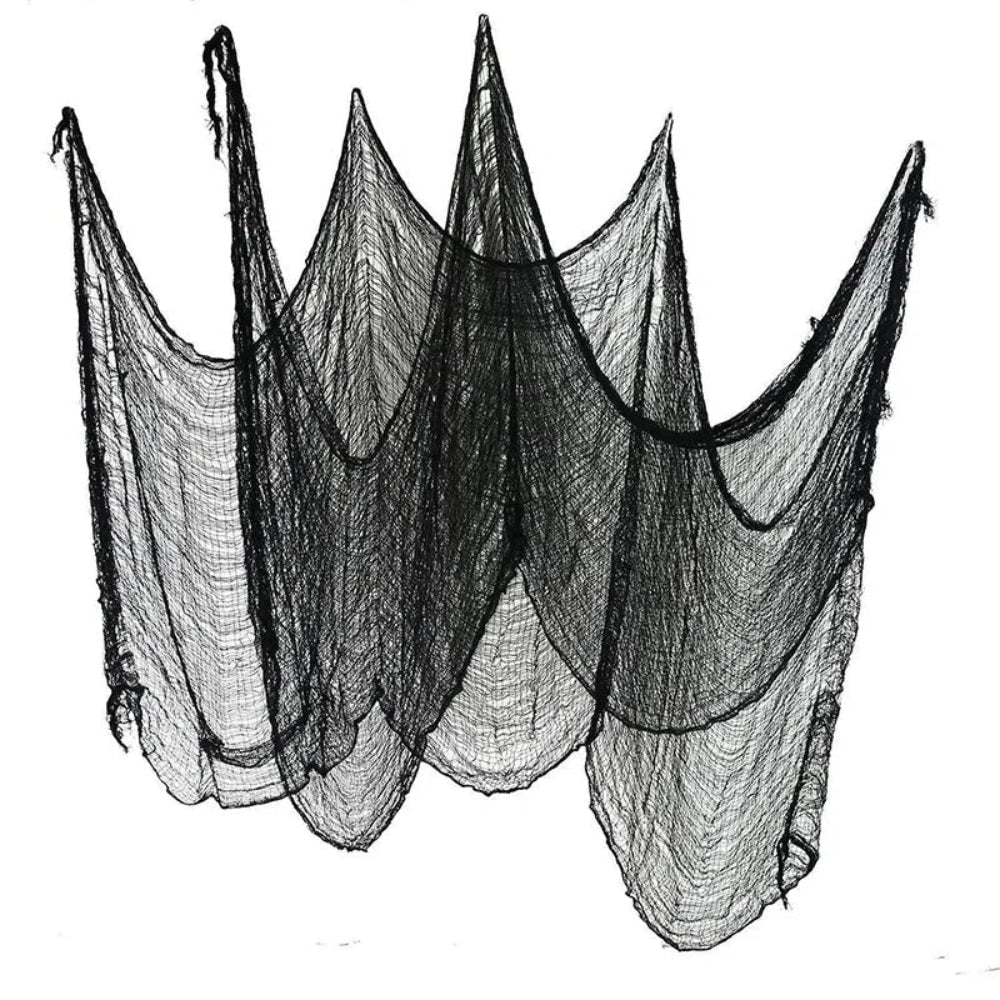 Thermabuild | Halloween Creepy Black Gauze Cloth Decoration for Haunted House Party Prop