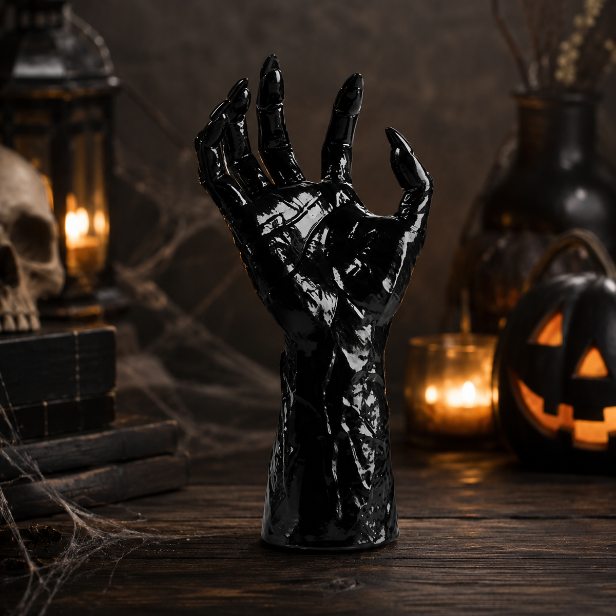 Thermabuild | Halloween Creepy Hand Wall Candle Holder and Candlestick Stand for Gothic Decoration