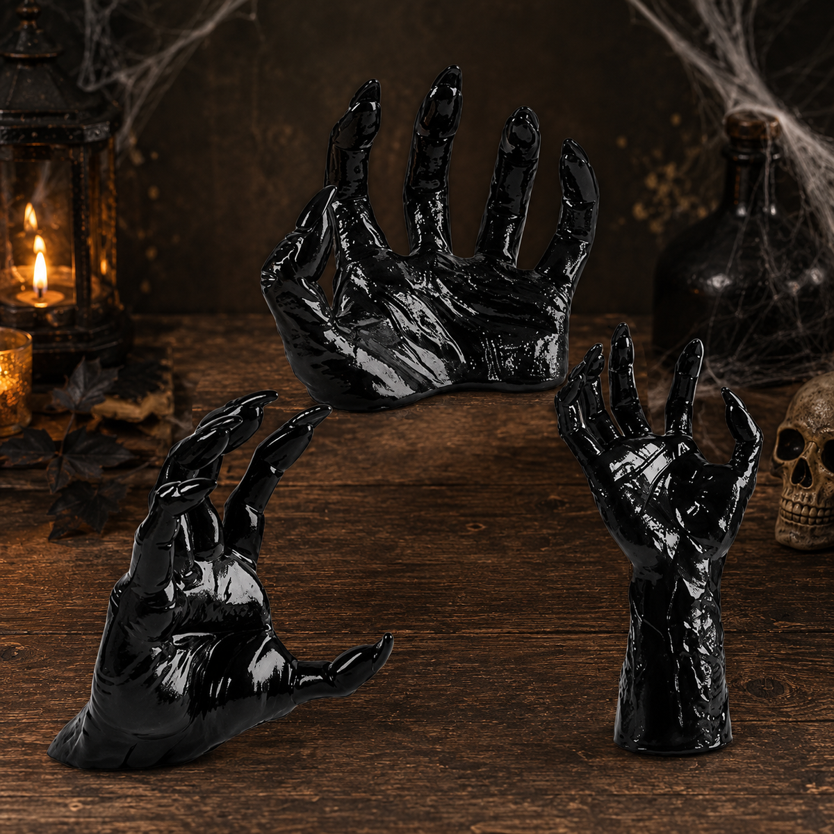 Thermabuild | Halloween Creepy Hand Wall Candle Holder and Candlestick Stand for Gothic Decoration