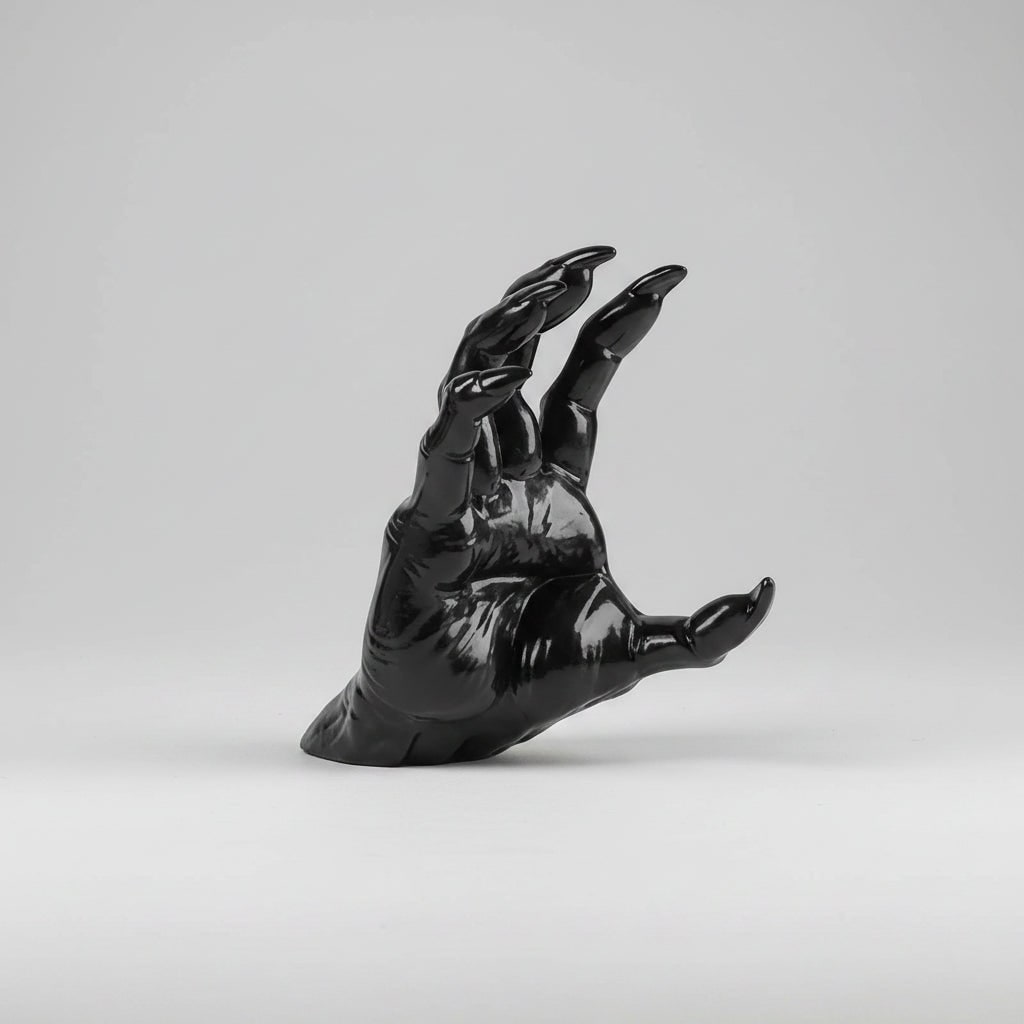 Thermabuild | Halloween Creepy Hand Wall Decor Candle Holder with Textured Gothic Design Large Canvas Art