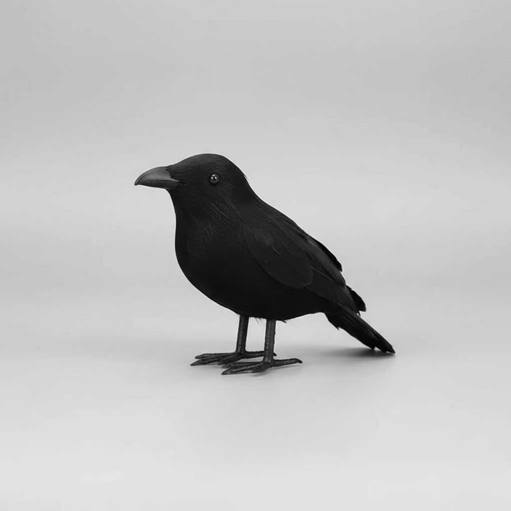 Thermabuild | Halloween Crow Decorations Fake Black Artificial for Yard Haunted House Party Decor