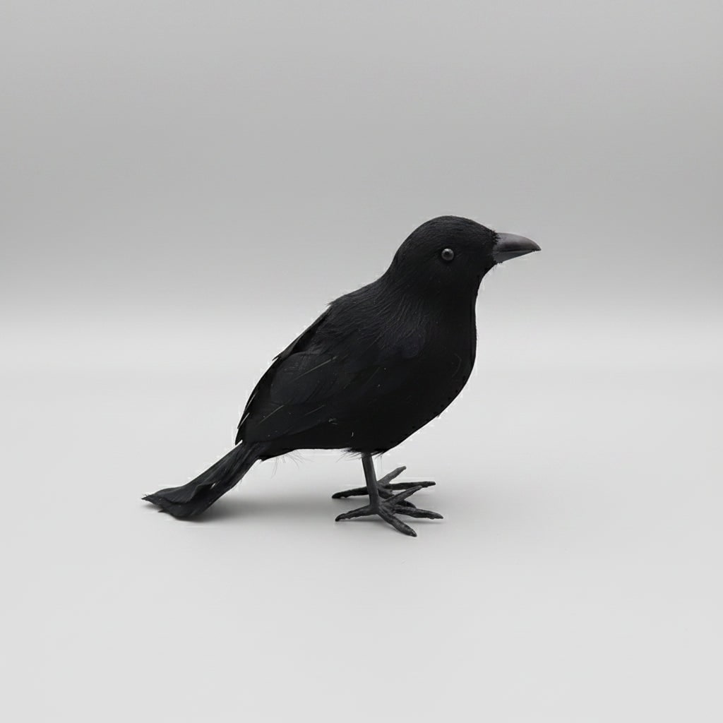 Thermabuild | Halloween Crow Decorations Fake Black Artificial for Yard Haunted House Party Decor