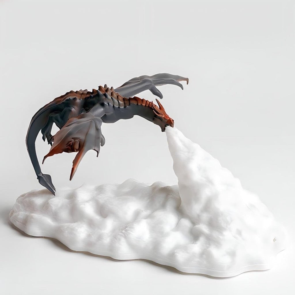 Thermabuild | Halloween Dragon Night Light Bedside Table Lamp with LED Fire-Breathing Effect and Design