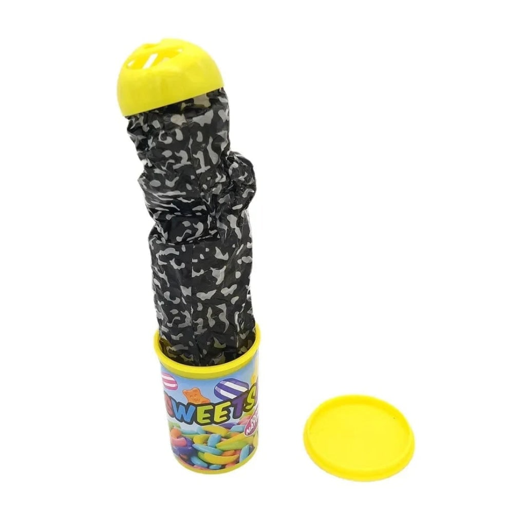 Thermabuild | Halloween Fake Prank Snake in a Can Gag Toy with Spring-Loaded Jump and Realistic Snakeskin