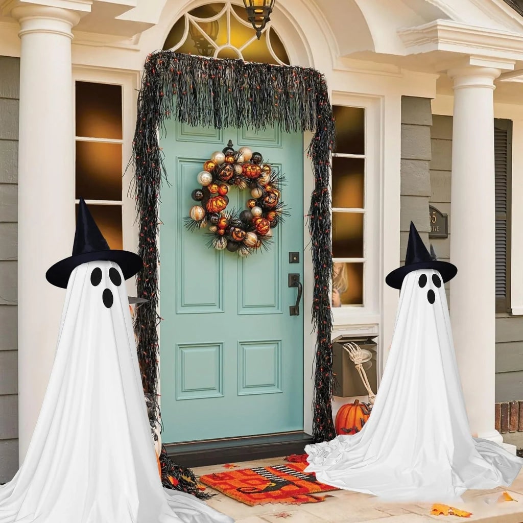Thermabuild | Halloween Ghost Decoration Inflatable with LED Lights for Outdoor Party Decor