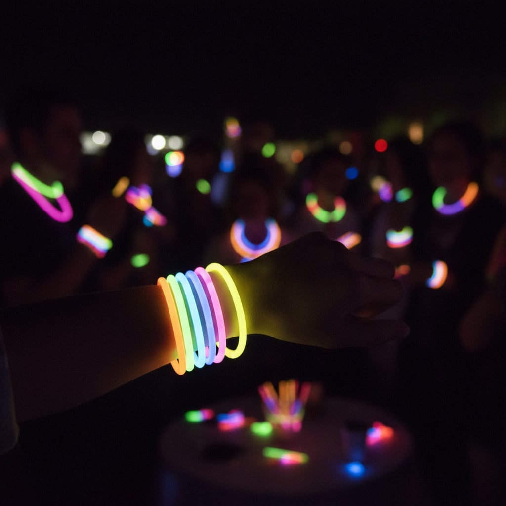 Thermabuild | Halloween Glow Sticks Light for Party That in the Dark with Connectors for Bracelets and Necklaces