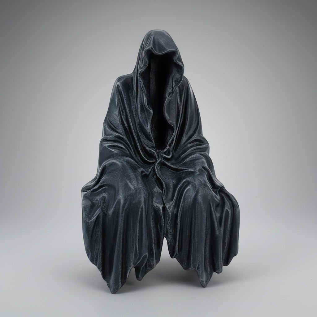 Thermabuild | Halloween Grim Reaper Statue Spooky Gothic Resin Decoration for Haunted House Party
