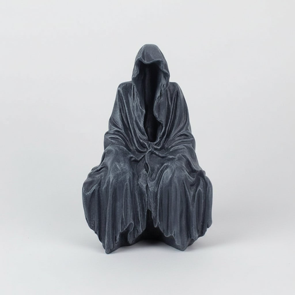 Thermabuild | Halloween Grim Reaper Statue Spooky Gothic Resin Decoration for Haunted House Party