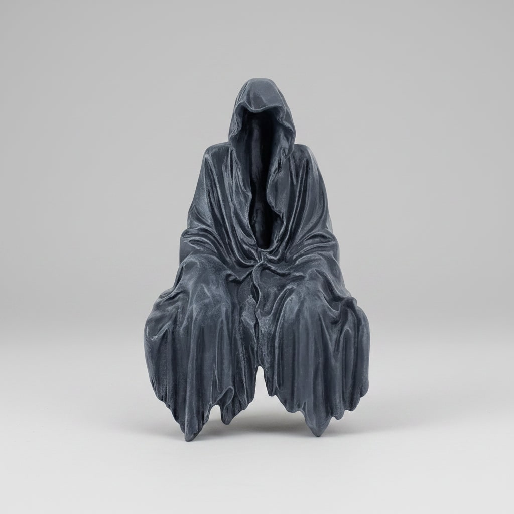 Thermabuild | Halloween Grim Reaper Statue Spooky Gothic Resin Decoration for Haunted House Party