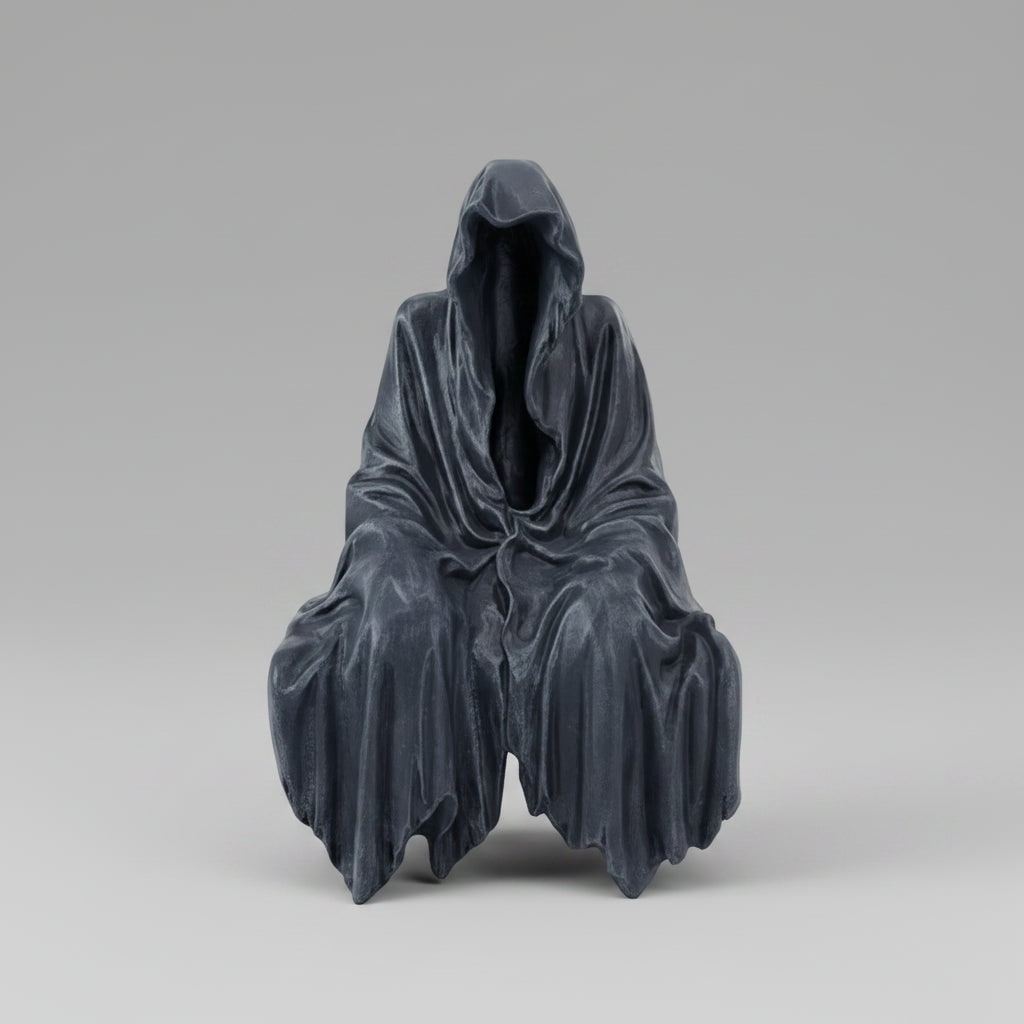 Thermabuild | Halloween Grim Reaper Statue Spooky Gothic Resin Decoration for Haunted House Party