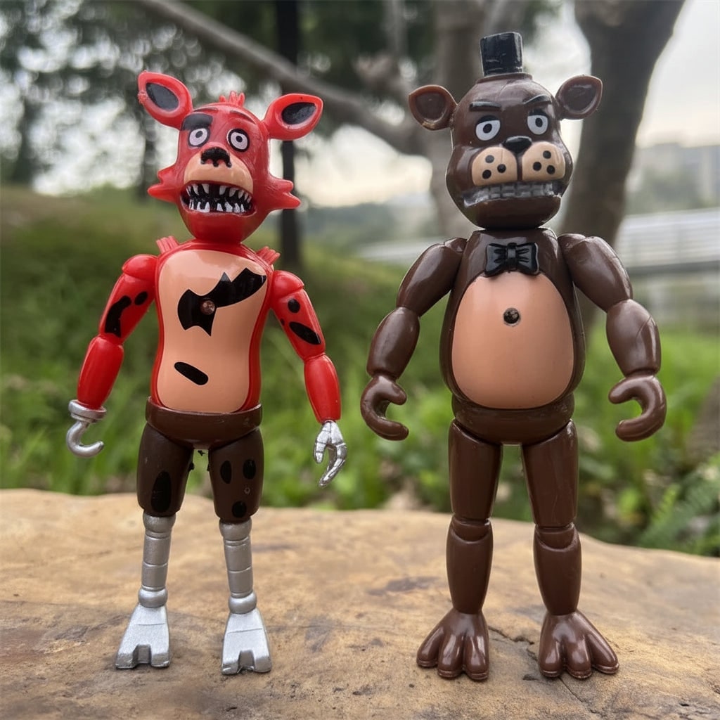 Thermabuild | Halloween Horror Action Figures Set of 5 with LED Light Articulated Joints
