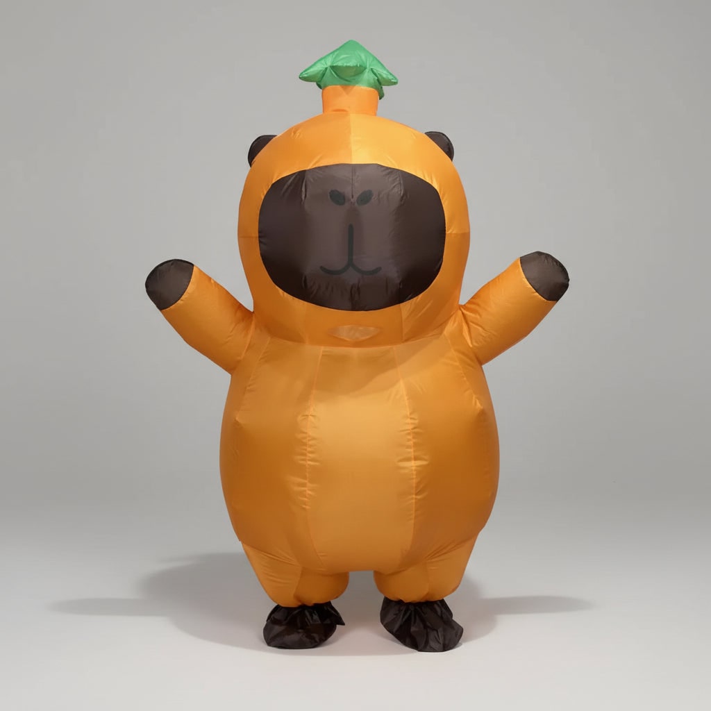 Thermabuild | Halloween Inflatable Capybara Costume with Built-In Fan and Mesh Window