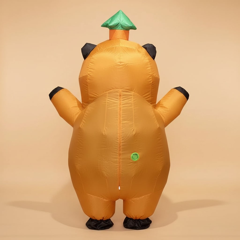 Thermabuild | Halloween Inflatable Capybara Costume with Built-In Fan and Mesh Window