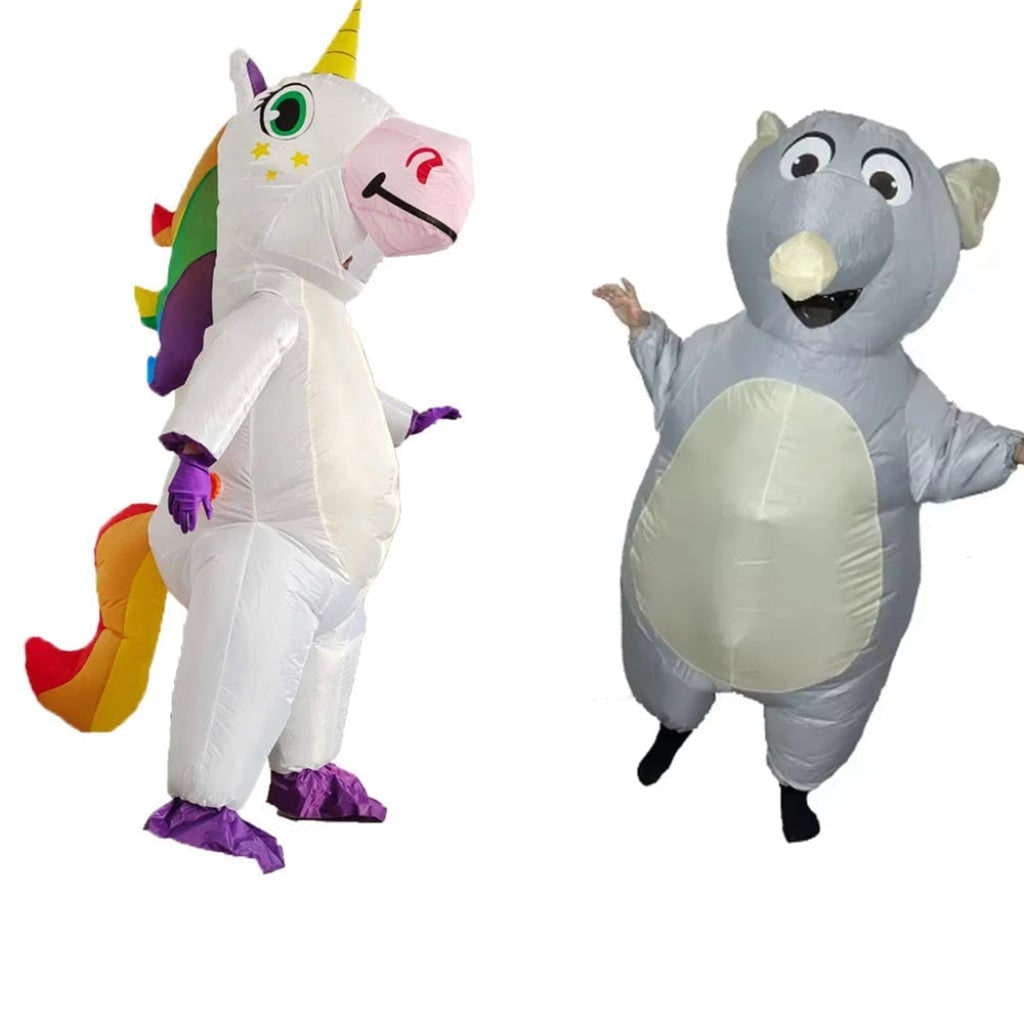 Thermabuild | Halloween Inflatable Costume for Funny Full Body Animal Design Dinosaur