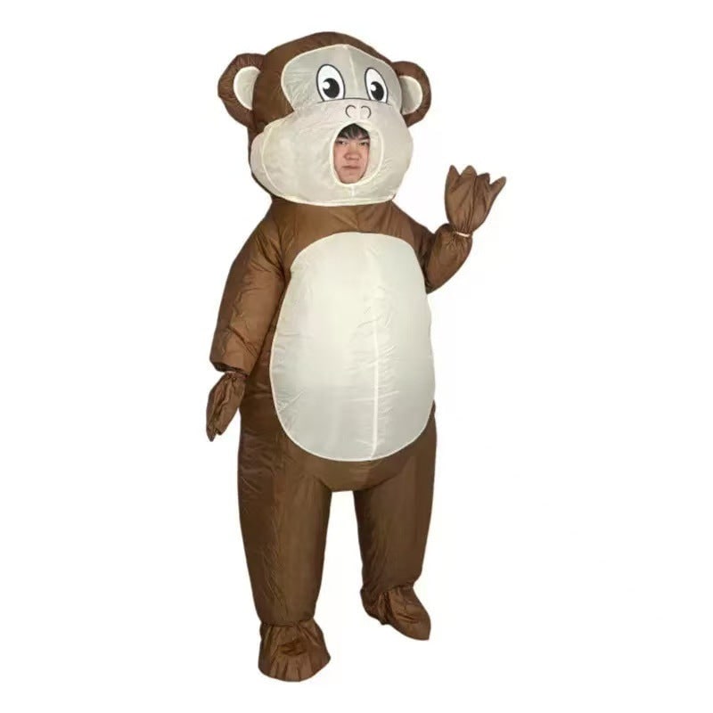 Thermabuild | Halloween Inflatable Costume for Funny Full Body Animal Outfit with Clear Viewing Window