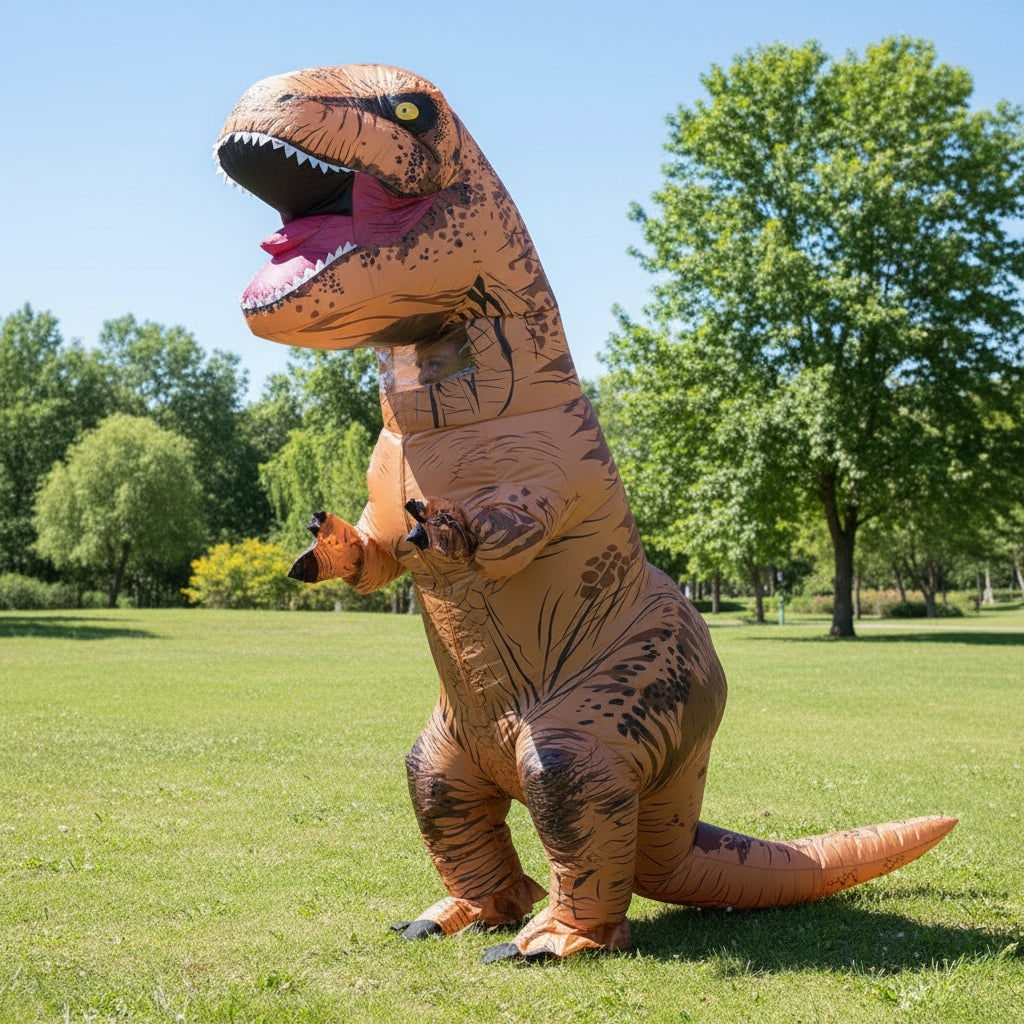 Thermabuild | Halloween Inflatable Dinosaur Costume Outfit Suit with Battery Operated Fan
