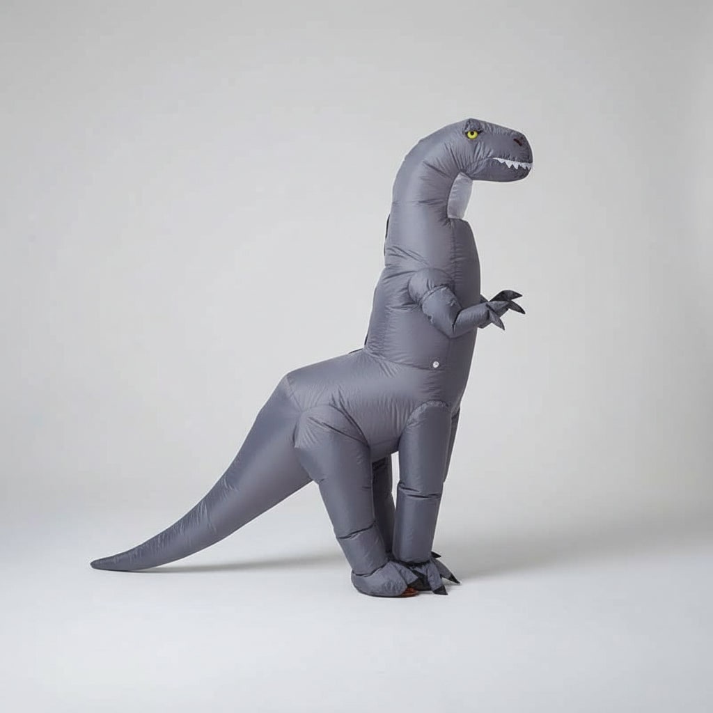 Thermabuild | Halloween Inflatable Dinosaur Costume Outfit with Long Neck and Tail Party Cosplay Suit