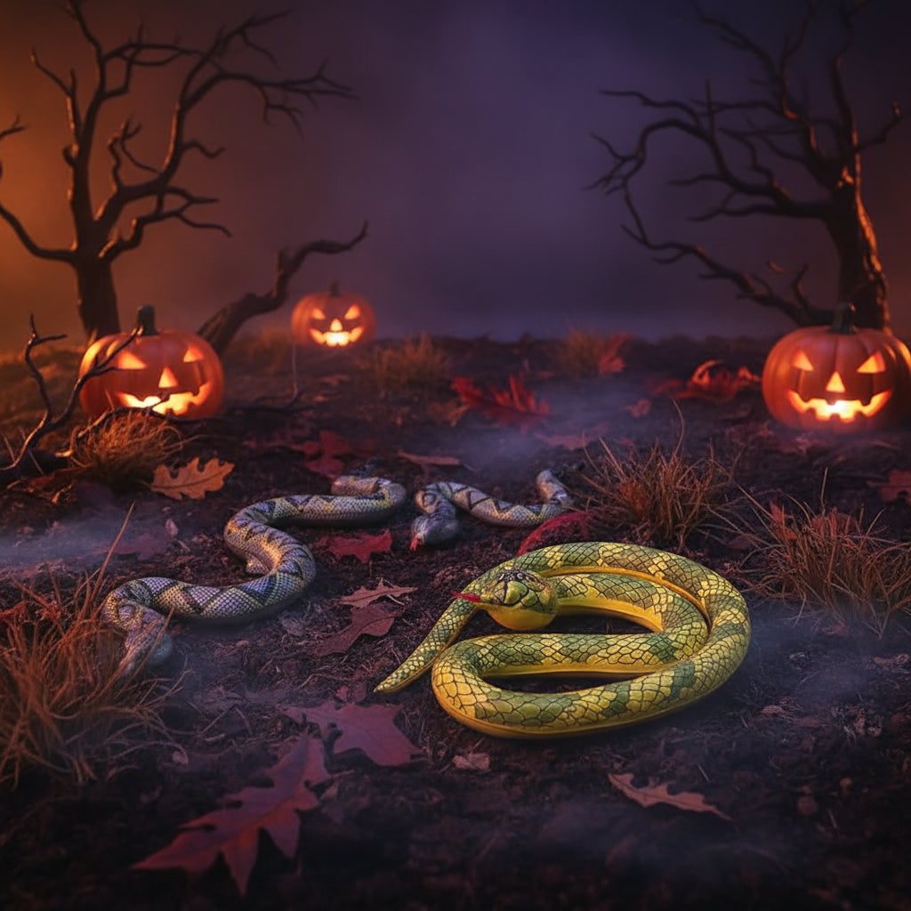Thermabuild | Halloween Inflatable Snake Toy for Outdoor Garden Party Decoration and Haunted House