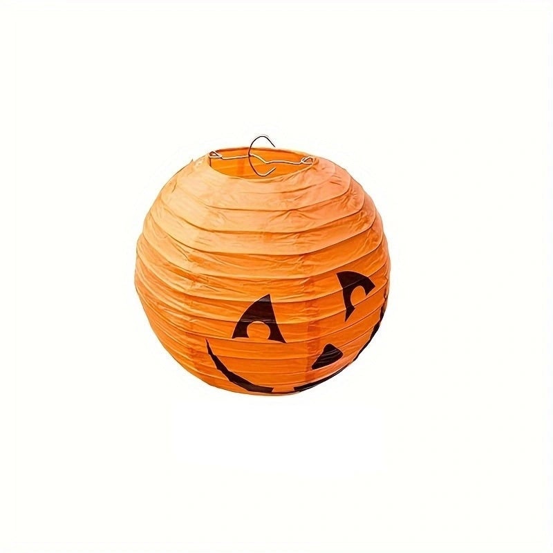 Thermabuild | Halloween Jack O' Lantern Paper Pumpkin Hanging Decor Set of 12
