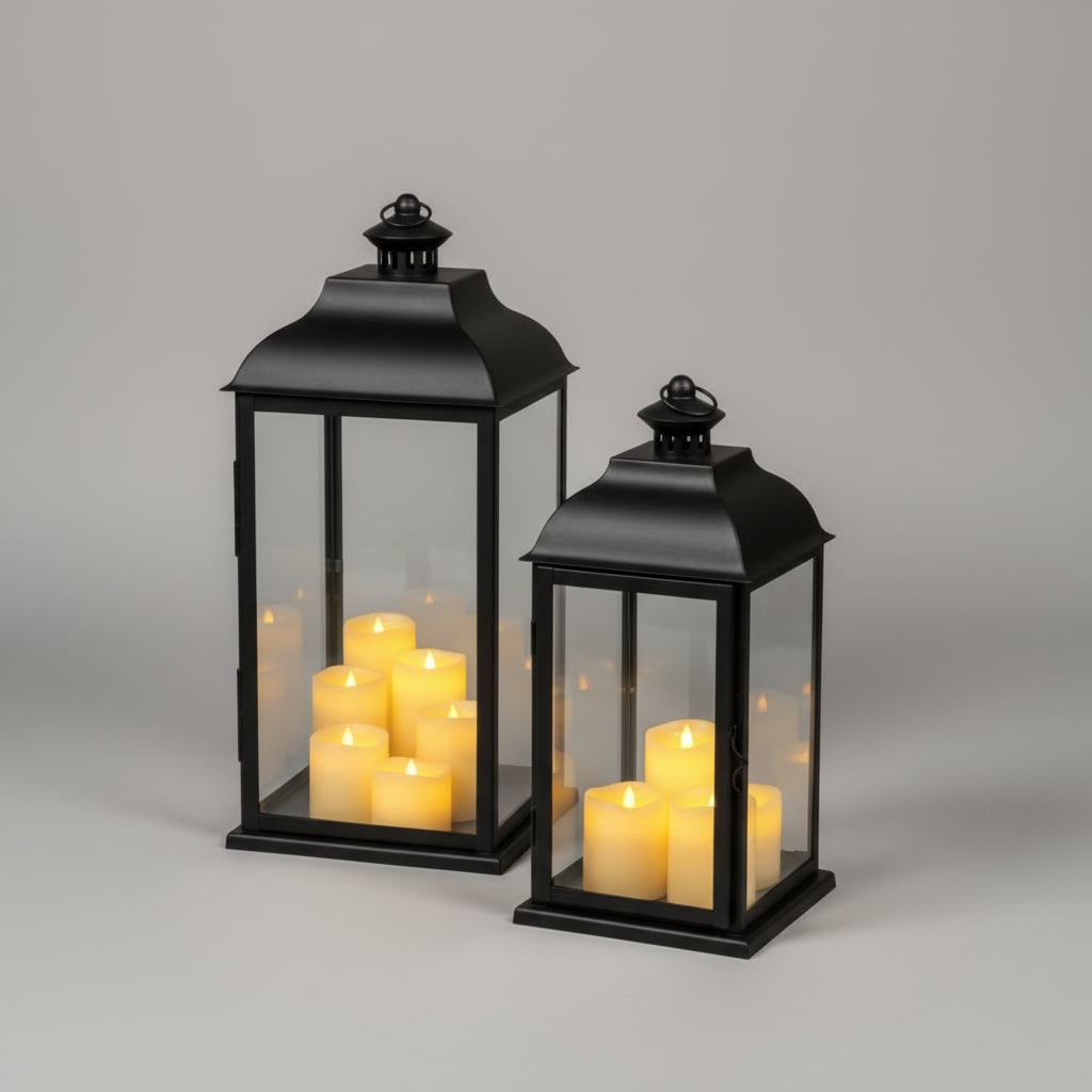 Thermabuild | Halloween LED Fake Candles Battery Operated Flickering Lights for Indoor Decoration and Party