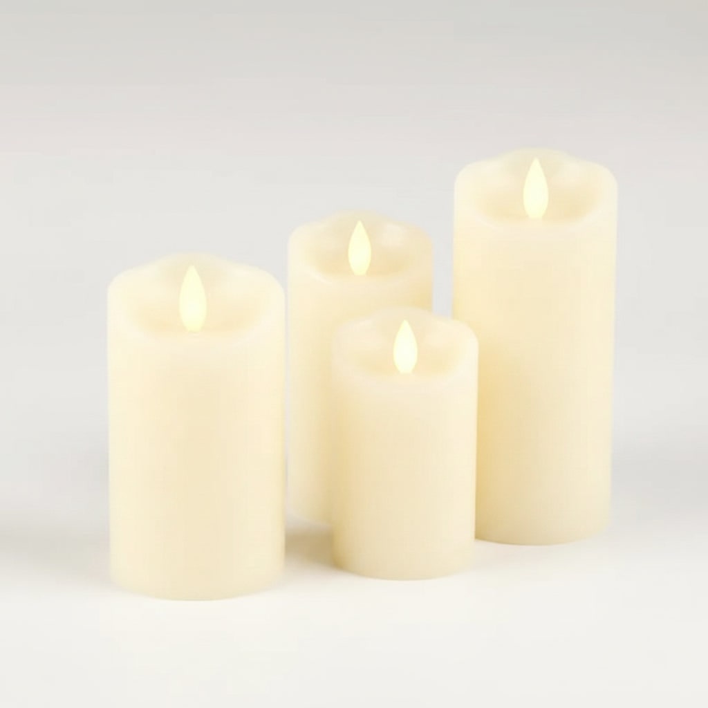 Thermabuild | Halloween LED Fake Candles Battery Operated Flickering Lights for Indoor Decoration and Party