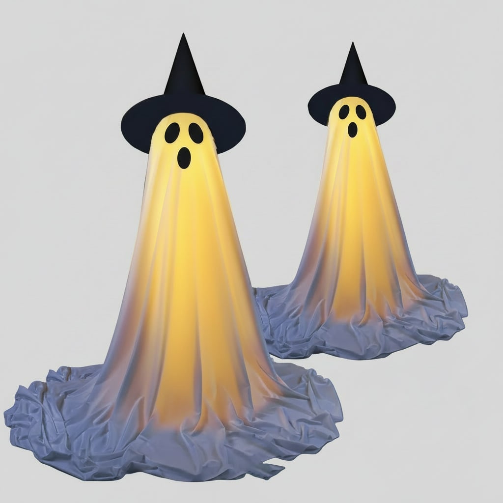 Thermabuild | Halloween Lights Outdoor Ghost Decor Up Decoration with LED and Remote Control for Yard Party