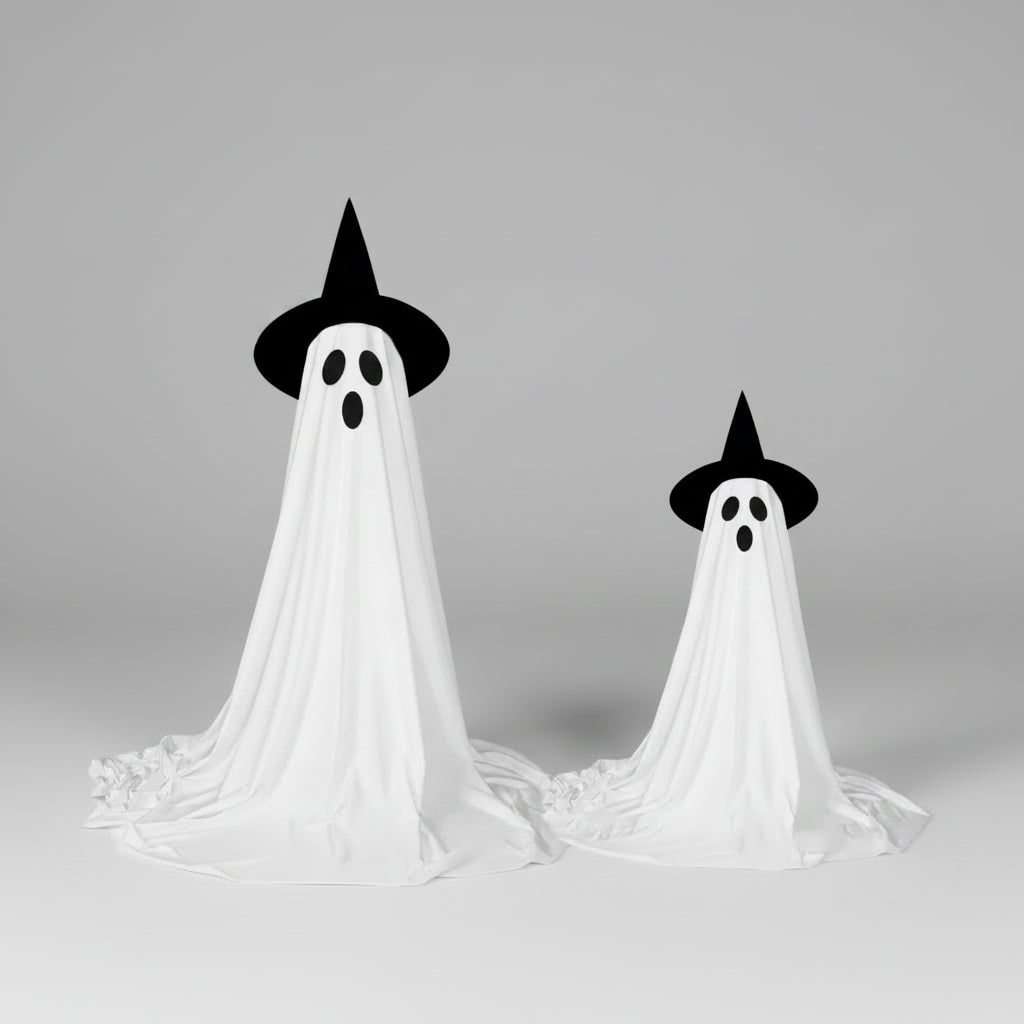 Thermabuild | Halloween Lights Outdoor Ghost Decor Up Decoration with LED and Remote Control for Yard Party