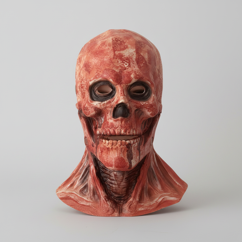 Thermabuild | Halloween Mask Peel Off Creepy Clown and Skull Double-Layer Latex Costume