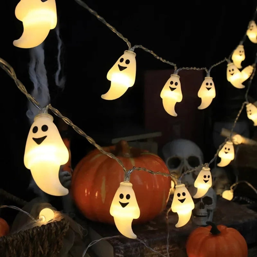 Thermabuild | Halloween Outdoor String Lights LED Battery Operated for Patio Party Decoration