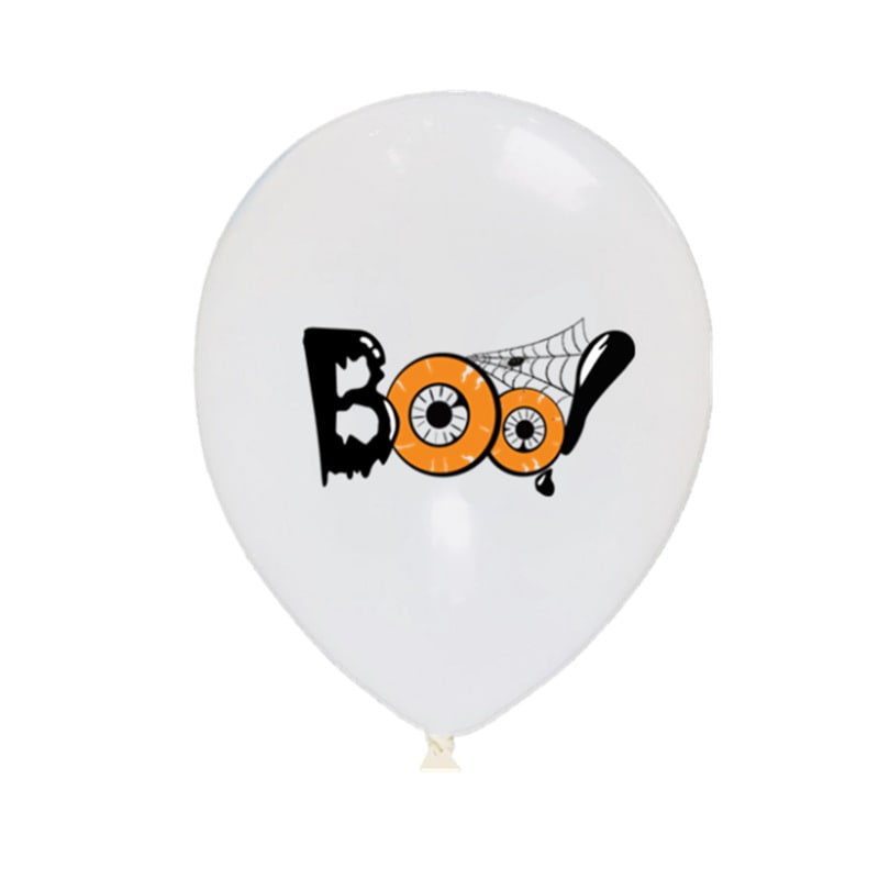 Thermabuild | Halloween Party Balloons with Spooky Printed Designs and Latex Construction for Decoration