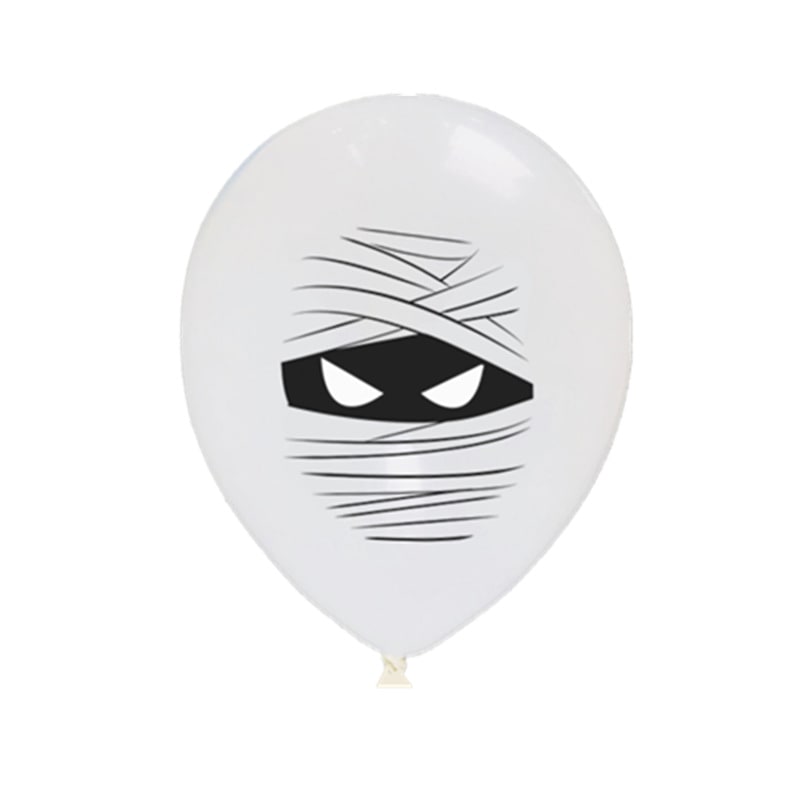 Thermabuild | Halloween Party Balloons with Spooky Printed Designs and Latex Construction for Decoration