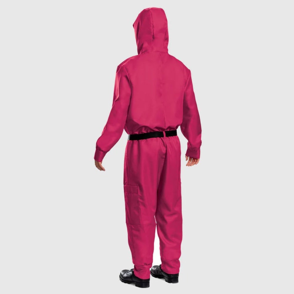 Thermabuild | Halloween Pink Jumpsuit Costume with and Belt for Party
