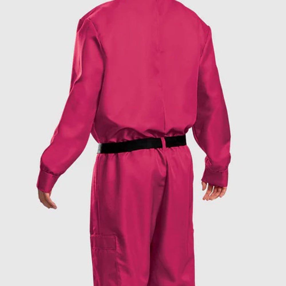 Thermabuild | Halloween Pink Jumpsuit Costume with and Belt for Party