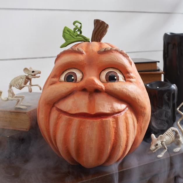 Thermabuild | Halloween Pumpkin Decorations and Carving Props with Expressive Faces for Front Door Decor