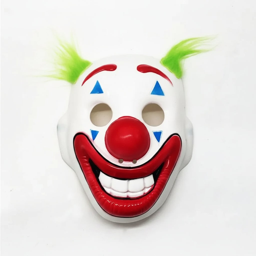 Thermabuild | Halloween Scary Creepy Clown Costume Mask with Sinister Grin for Party and Haunted House