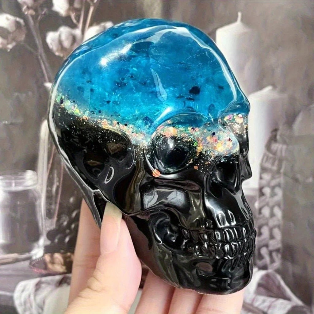 Thermabuild | Halloween Silicone Molds for Resin and Candle Making with Skull Design for Crafting