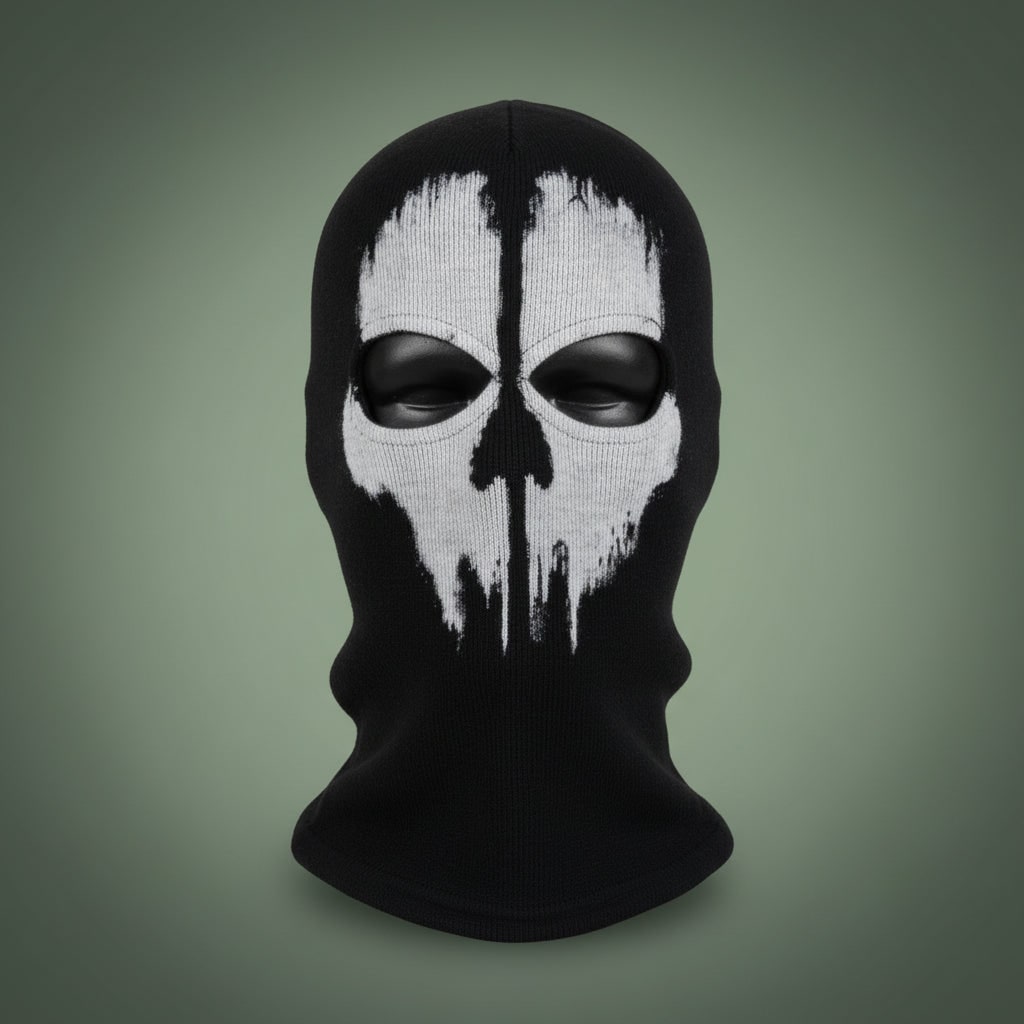 Thermabuild | Halloween Skull Balaclava Ski Mask with Full Face Coverage Knit Cold Weather Motorcycle
