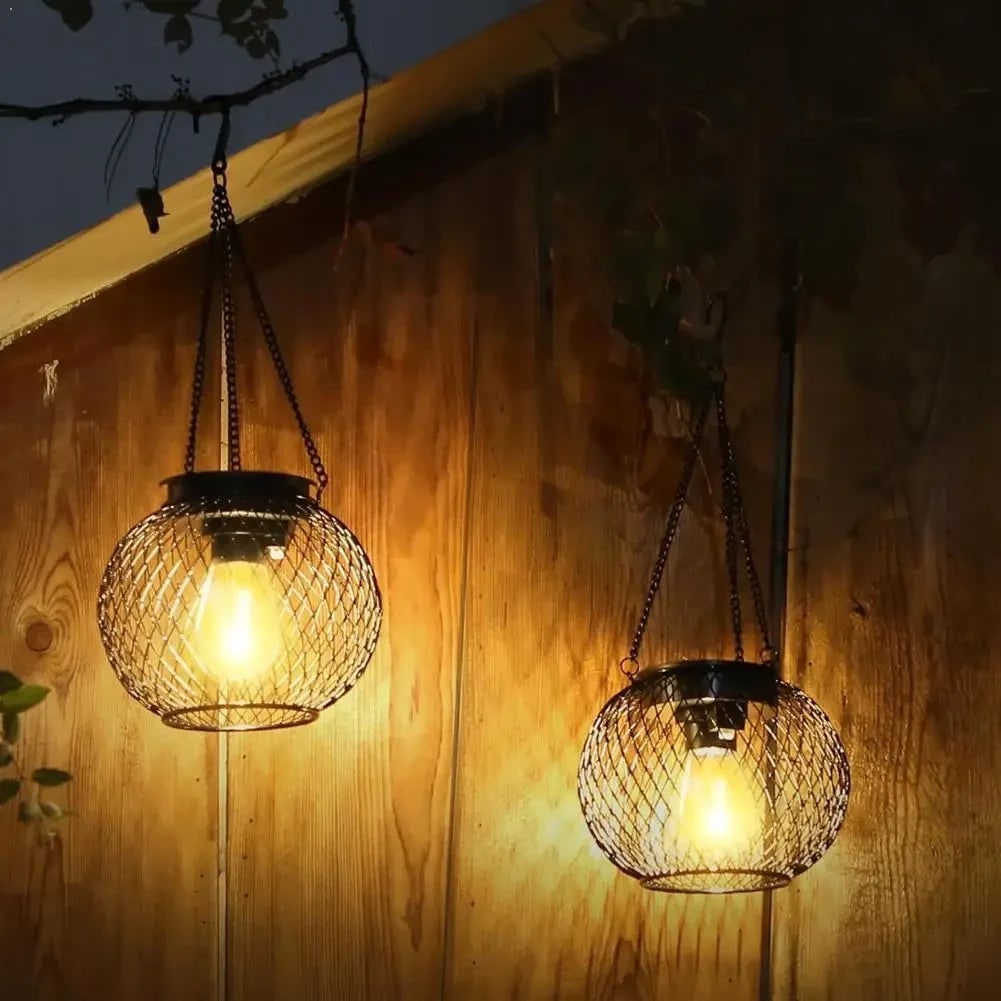 Thermabuild | Halloween Solar Hanging Lantern with Outdoor Decorative LED Light for Patio