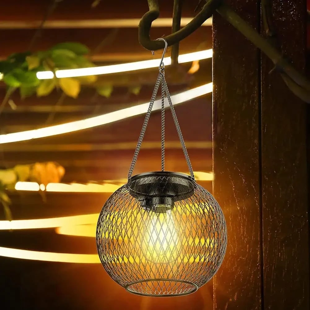 Thermabuild | Halloween Solar Hanging Lantern with Outdoor Decorative LED Light for Patio