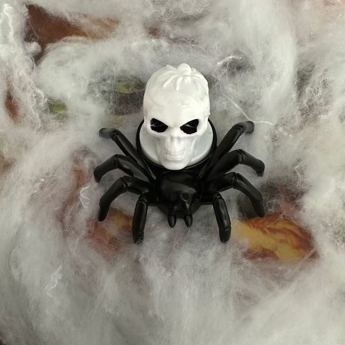 Thermabuild | Halloween Spider Tea Lights with LED Candles Battery Operated Flameless Holder Decoration
