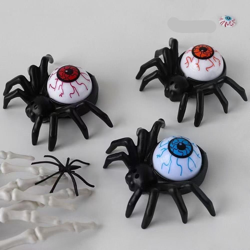 Thermabuild | Halloween Spider Tea Lights with LED Candles Battery Operated Flameless Holder Decoration