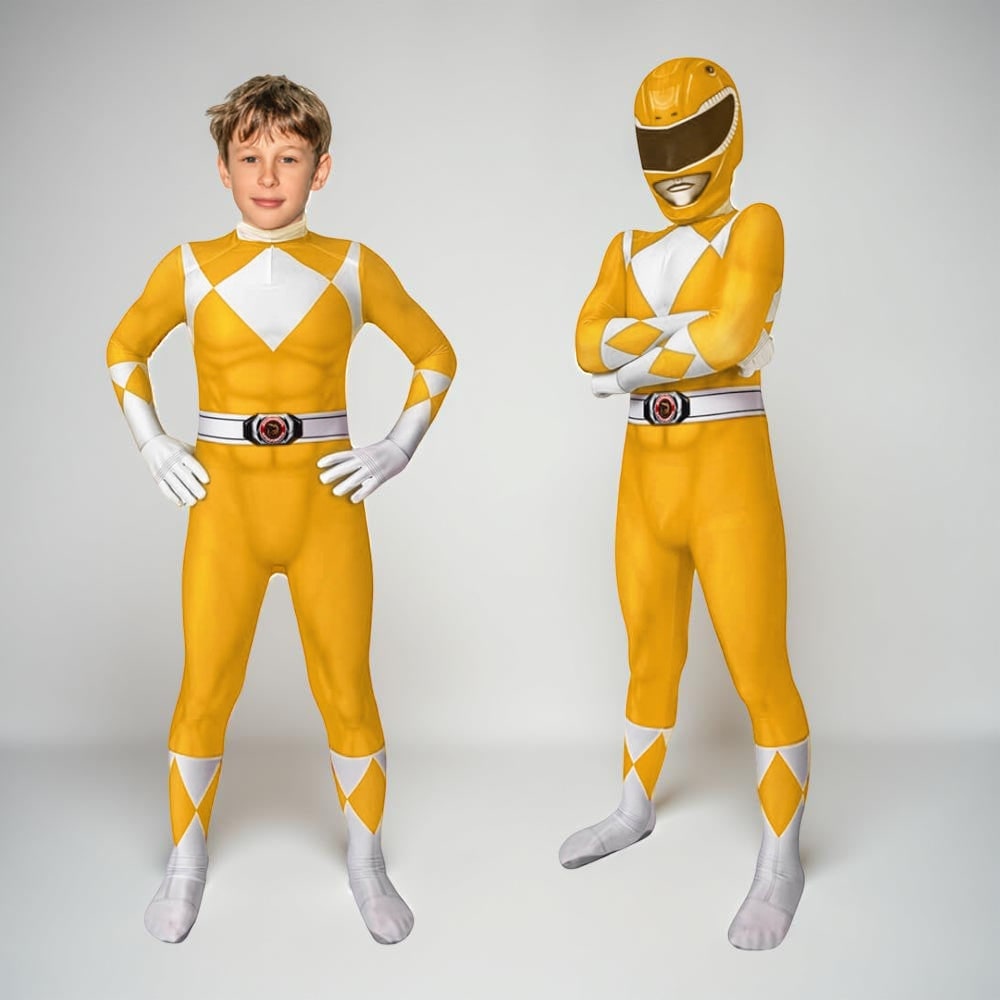 Thermabuild | Halloween Superhero Park Ranger Costume Jumpsuit with Mask