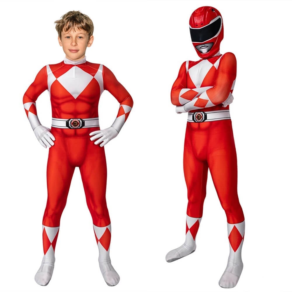 Thermabuild | Halloween Superhero Park Ranger Costume Jumpsuit with Mask