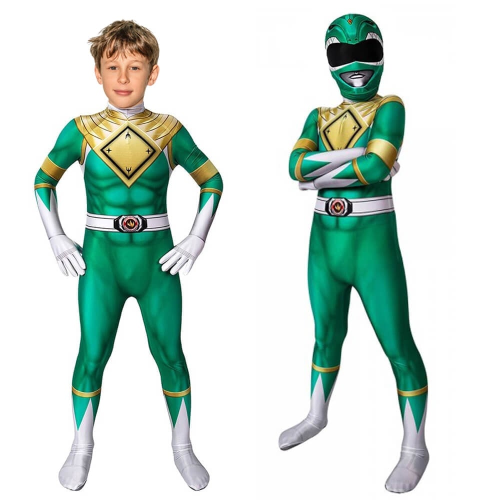 Thermabuild | Halloween Superhero Park Ranger Costume Jumpsuit with Mask
