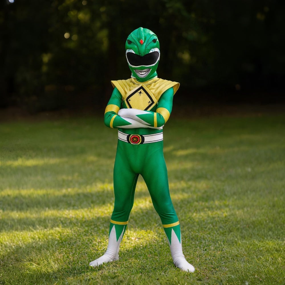 Thermabuild | Halloween Superhero Park Ranger Costume Jumpsuit with Mask